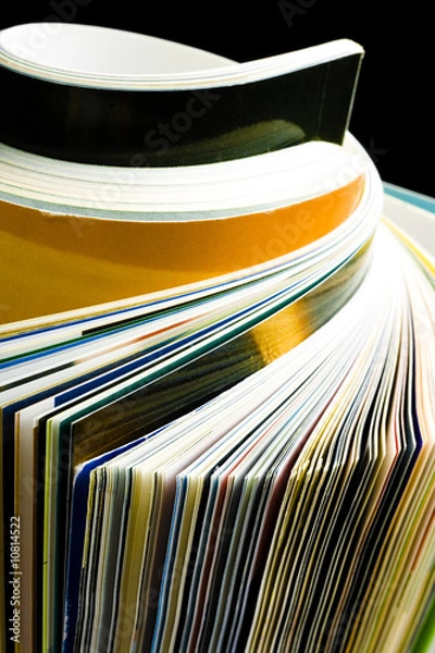 Fototapeta magazine closeup