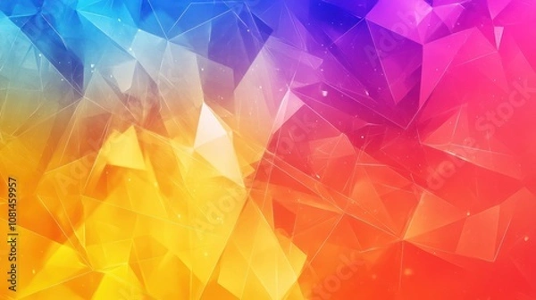 Obraz Abstract Colorful Geometric Background