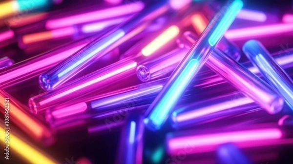 Obraz Neon Lights Abstract Background