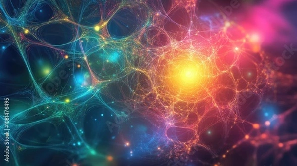 Fototapeta Science and Technology Background.