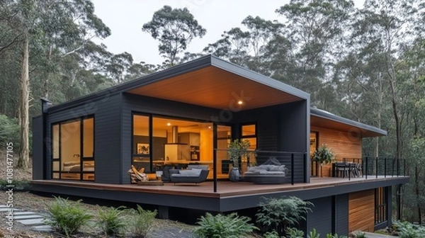 Obraz Modular homes exterior designs modern architecture