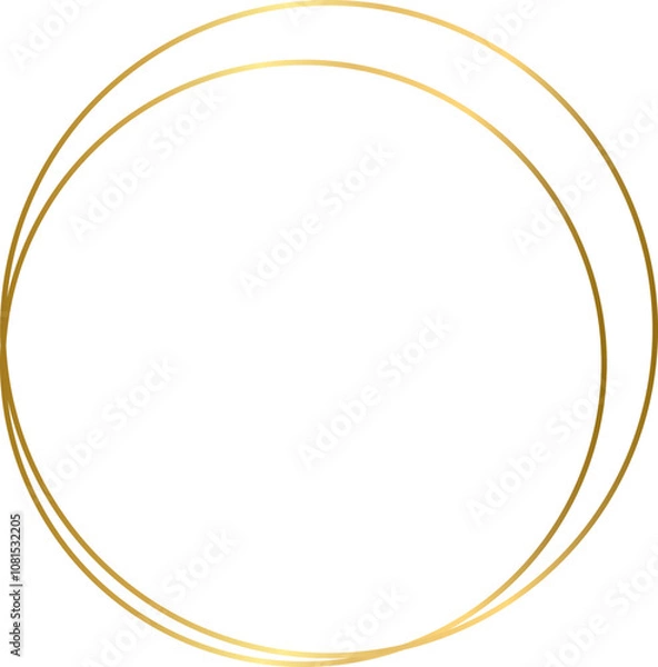 Obraz Flower Simple Golden Frame