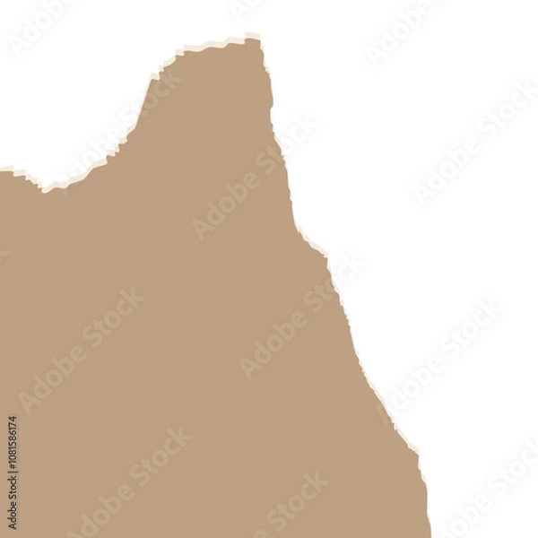 Fototapeta torn paper vector illustration