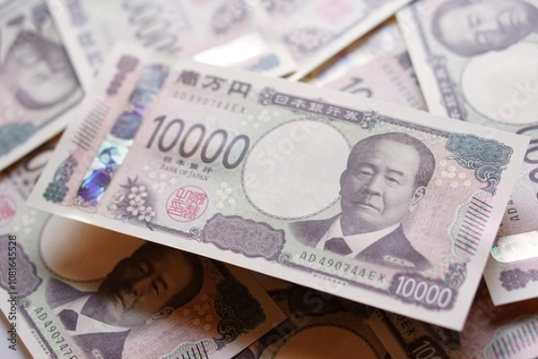 Fototapeta 新紙幣の一万円札