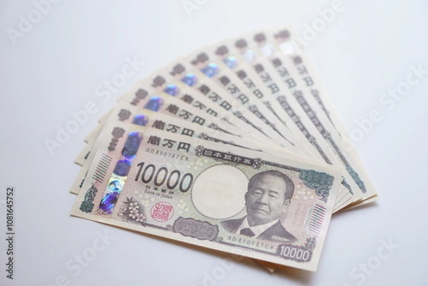 Fototapeta 新紙幣の一万円札