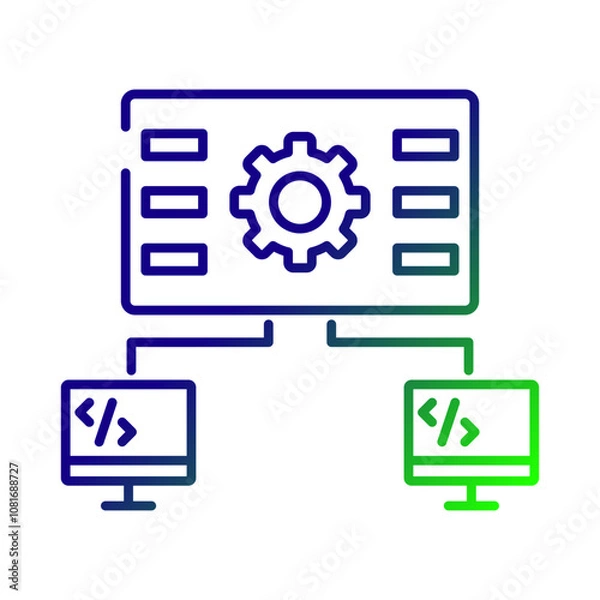 Fototapeta Web Programming icon