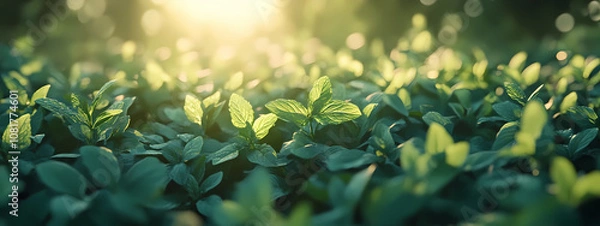 Obraz Mint in Dappled Sunlight