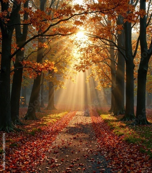 Obraz autumn in the park