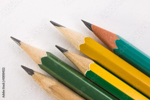Obraz pencils closeup