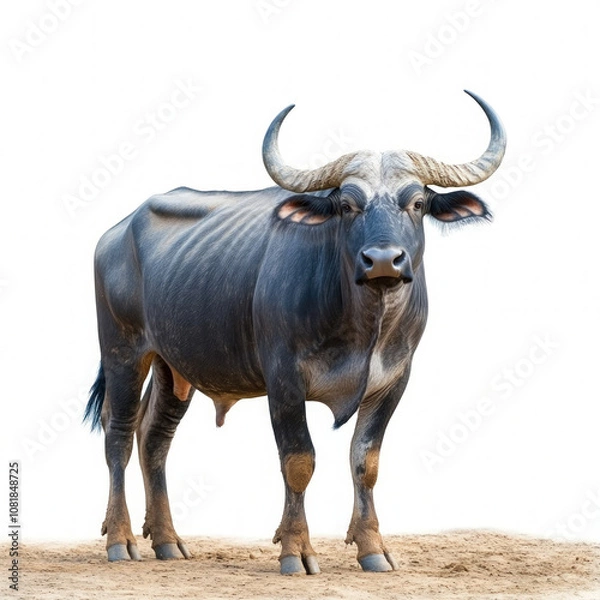 Fototapeta Buffalo Animal Isolated