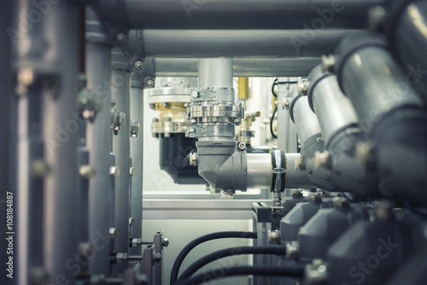 Fototapeta The waveguide cable networks for broadcasting.