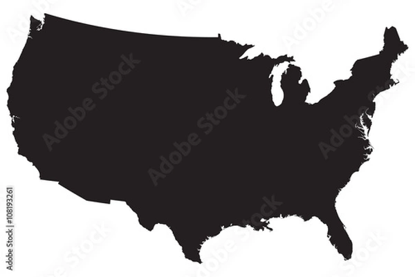 Obraz U.S.A Map