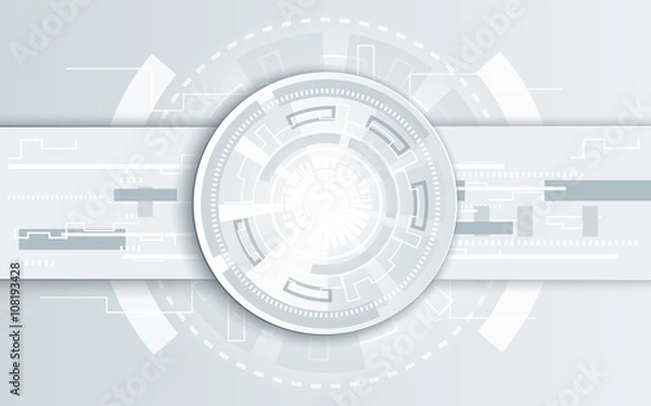 Obraz Abstract technology background illustration