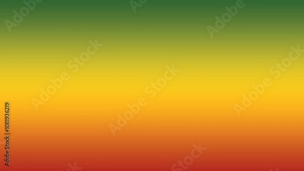 Fototapeta blurred colorful palette of Mughal Green, Deep Lemon yellow, and Firebrick red solid color linear geometric gradient background on the horizontal frame