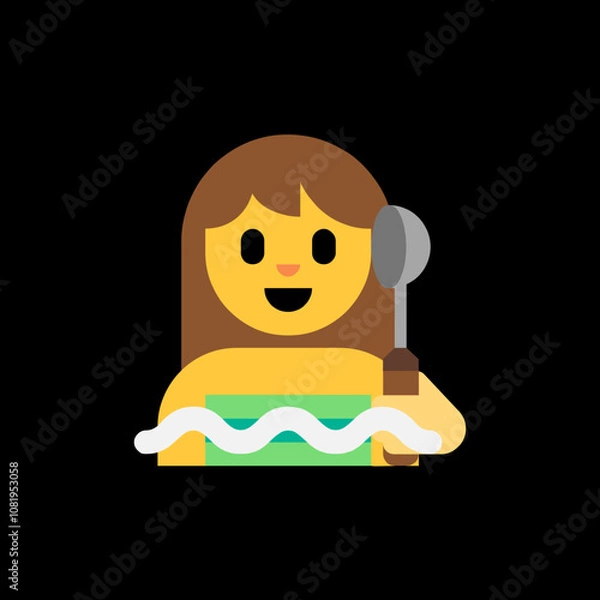 Obraz Fast Food Worker