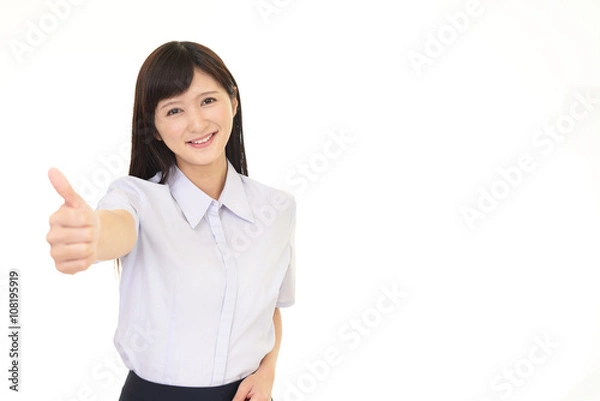 Fototapeta 喜ぶ女性