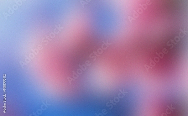 Fototapeta Gradient Background with Pink and Grain Texture