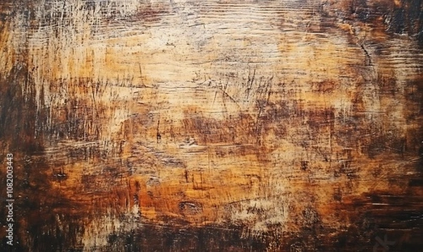 Fototapeta Abstract Rustic Texture with Warm Tones and Weathered Surface