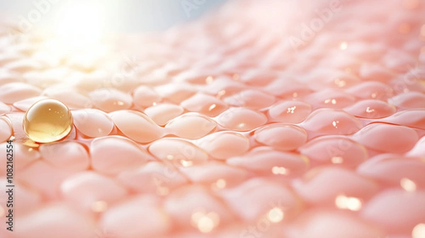 Obraz Macro Illustration of Skin Texture in High Detail