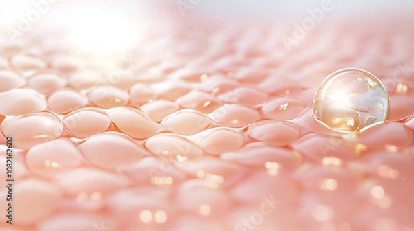 Obraz Macro Illustration of Skin Texture in High Detail