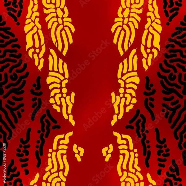 Fototapeta Thai seamless pattern 4
