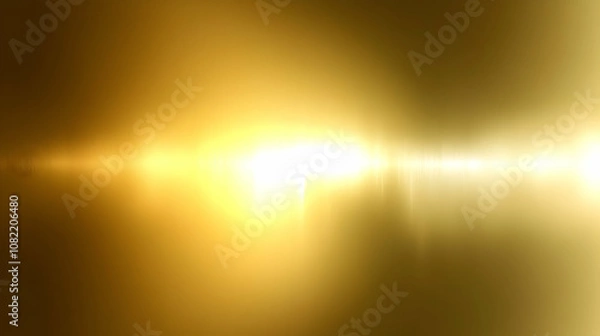 Fototapeta Abstract Golden Background with Bright Light Streaks,  Illustrating a Shiny Metallic Surface Texture.
