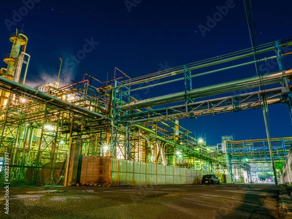 Obraz 工場夜景