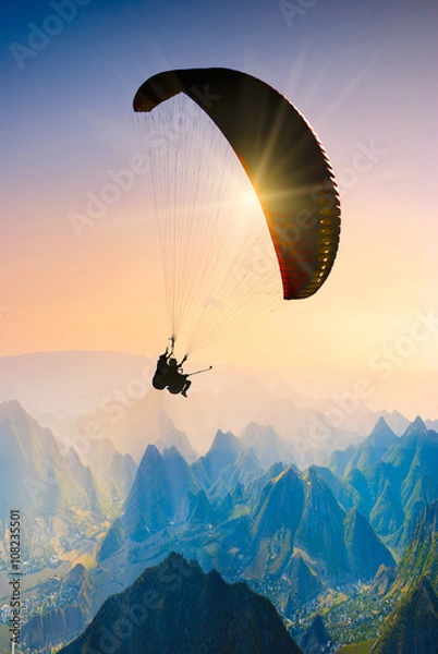 Fototapeta Paragliding