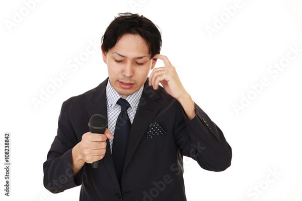 Fototapeta プレゼン中のビジネスマン