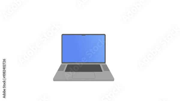 Fototapeta laptop, computer, technology, notebook, business, Transparent Background