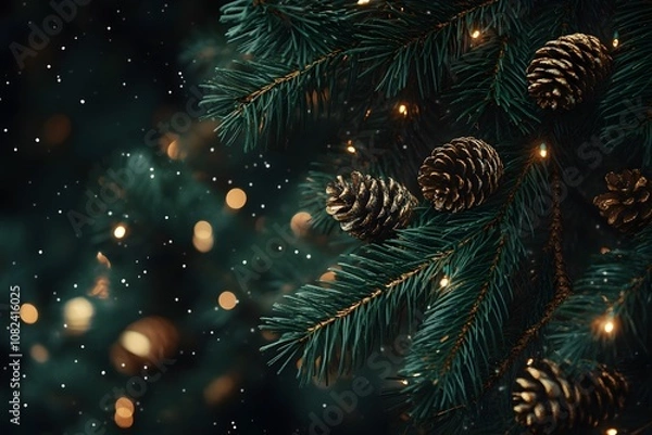 Obraz Christmas ,winter, Generative AI