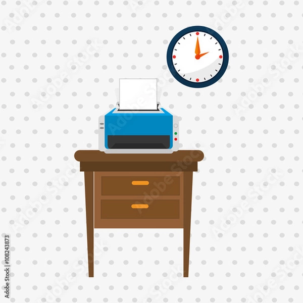 Fototapeta office equipment design 