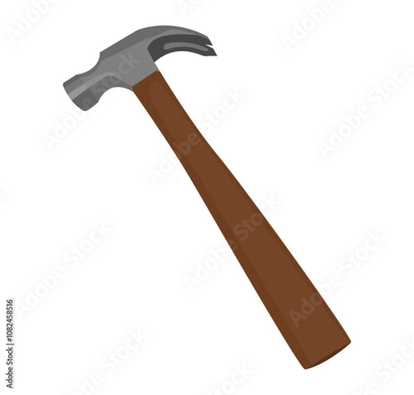 Obraz realistic hammer illustration vector design