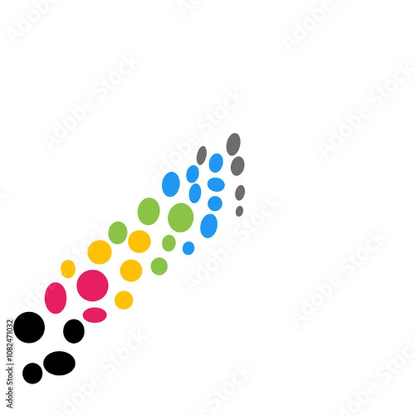 Obraz abstract background with circles