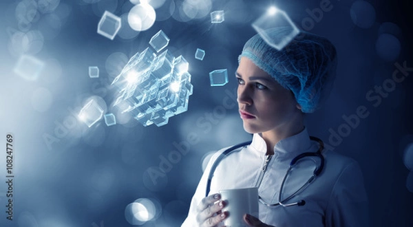 Fototapeta Innovative technologies in science and medicine