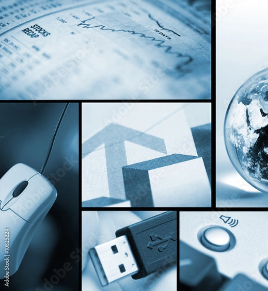 Obraz Business/Technology collage (2)