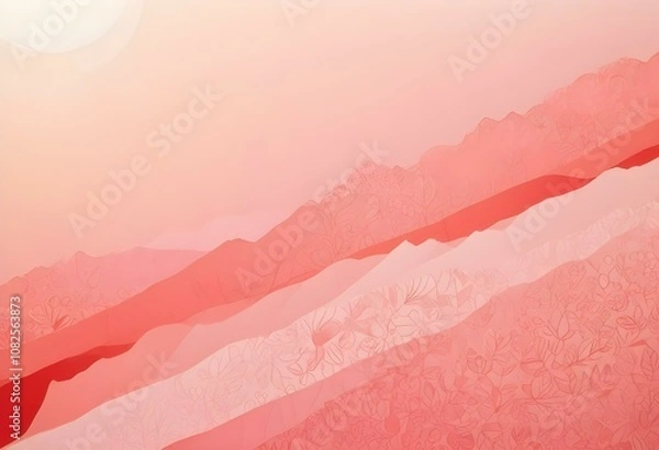 Obraz Paper style white monochrome background Abstract wallpaper in 3d paper style with doodle pattern style 3d