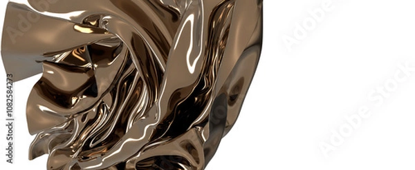 Fototapeta Abstract Metallic Drape