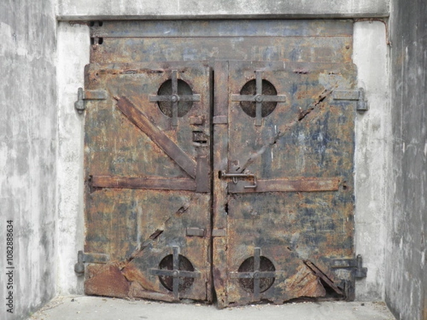 Obraz Ancient heavy doors