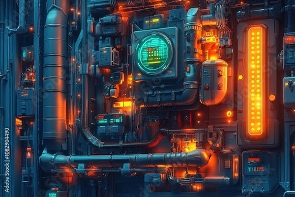 Fototapeta Futuristic Technology