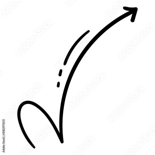 Obraz Arrow Hand drawn 