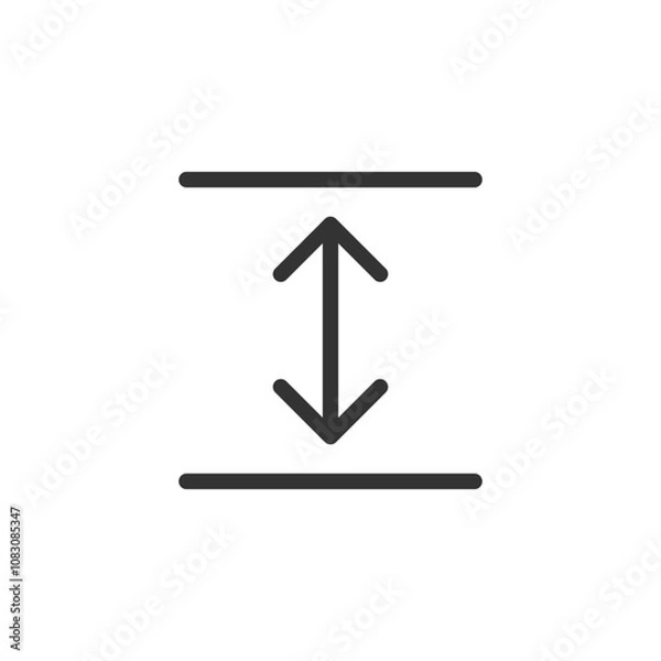 Fototapeta Spacing flat vector icon design concept