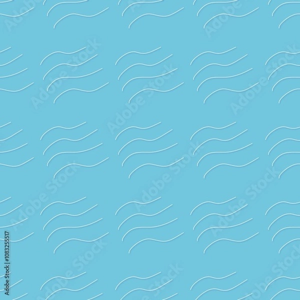 Fototapeta seamless pattern with river