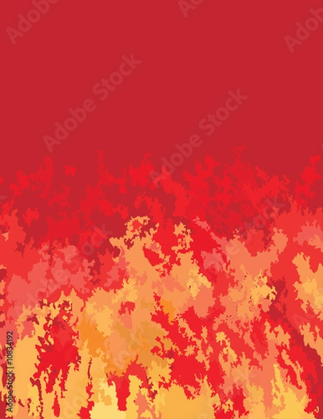 Fototapeta Flames_Abstract_Red