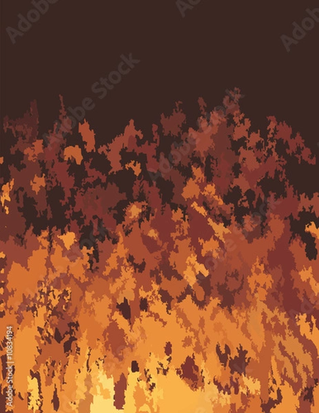 Fototapeta Flames_Abstract_Brown