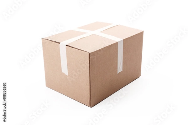 Fototapeta Cardboard box