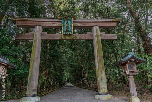 Obraz 奈良、大神神社