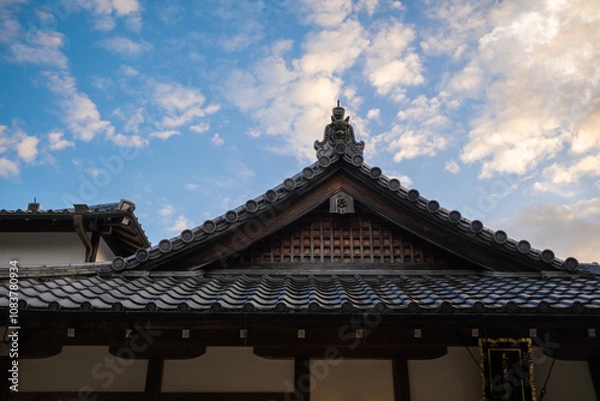Obraz Kiyomizu-dera is a Buddhist temple located in eastern Kyoto, Japan. The temple is part of the Historic Monuments of Ancient Kyoto UNESCO World Heritage Site. 