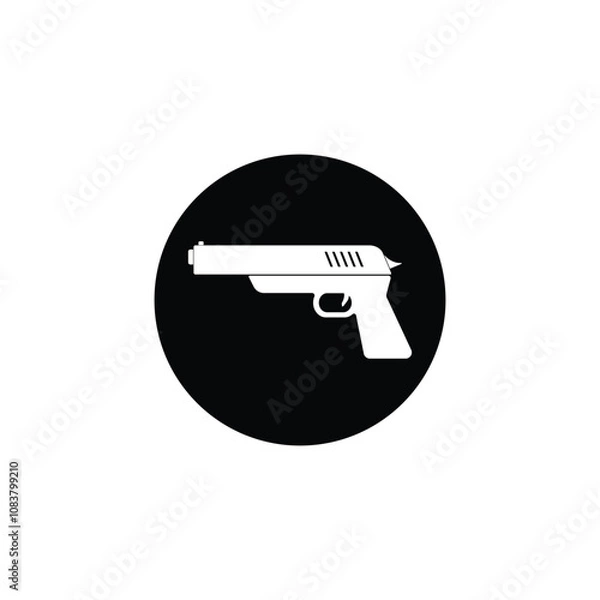 Fototapeta Gun icon
