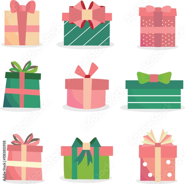 Obraz set of gift boxes